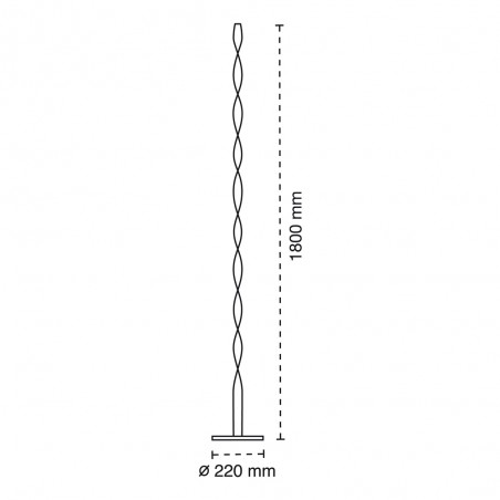 Lámpara de pie LED Gala (24W)