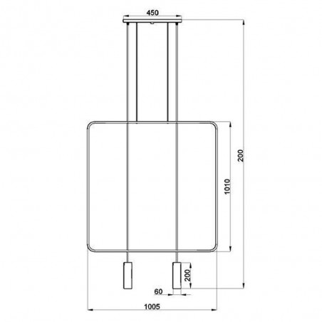 Lámpara de techo Rana