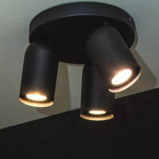 Plafón de techo Punch (3 luces)