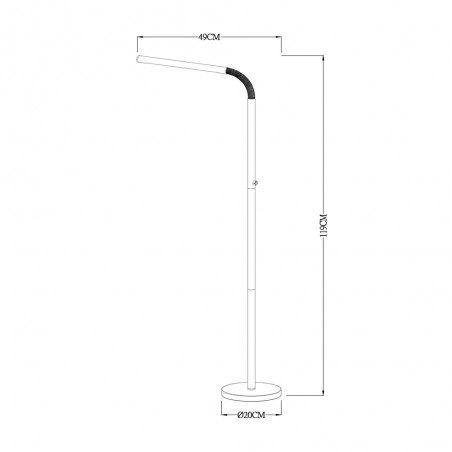 Lámpara de pie LED Gilly Dimmable (3W)