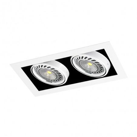 Empotrable de techo Tecno Blanco (2 luces)