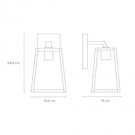 Aplique de pared exterior Matslot