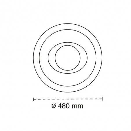 Plafón de techo LED Ryad CCT Smart (85W)