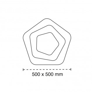 Plafón de techo LED Nox CCT Smart (90W)