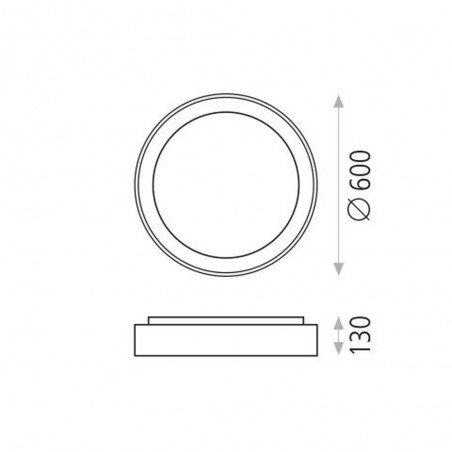 Plafón de techo Led Dilga (48W)