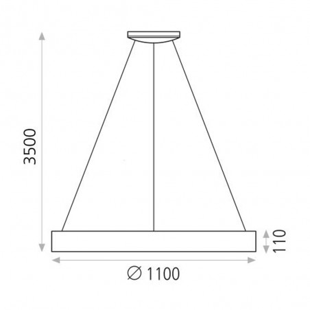 Lámpara de techo Led Dilga (144W)