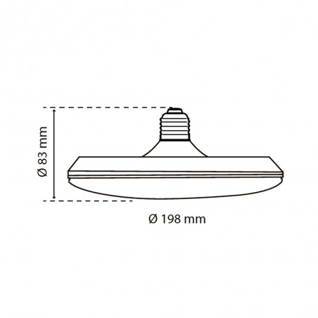 Bombilla LED E27 Kobo (18W - 4000K)