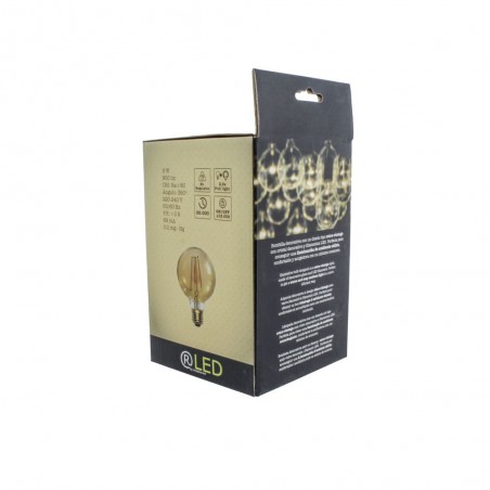 Bombilla LED E27 G125 Caramelo (8W)