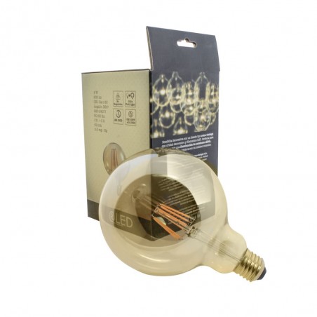 Bombilla LED E27 G125 Caramelo (8W)
