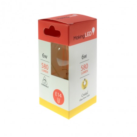 Bombilla LED E14 G45 Dimmable (6W)