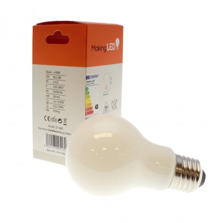 Bombilla LED E27 A60 (8W)
