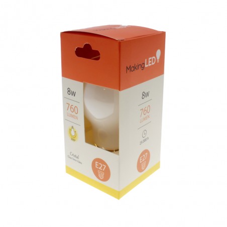 Bombilla LED E27 A60 (8W)