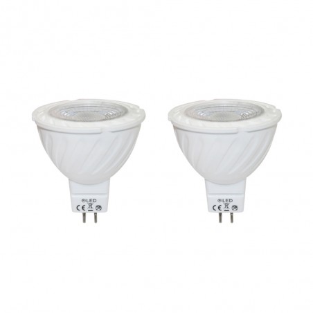 Pack 2 x Bombilla LED GU5.3 MR16 12V (5W)