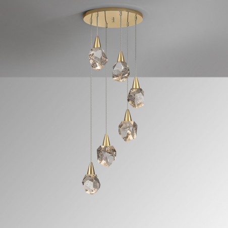 Lámpara colgante LED Aquaria (6x4W)