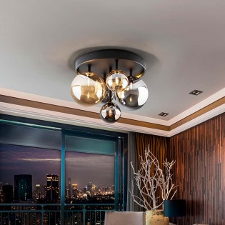 Plafón de techo Dark (5 luces)