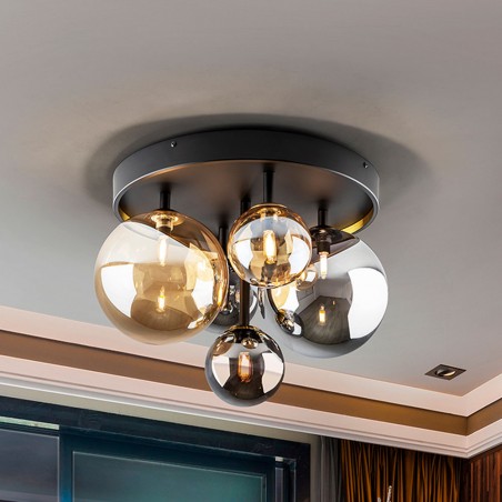 Plafón de techo Dark (5 luces)