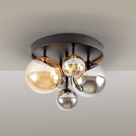 Plafón de techo Dark (5 luces)