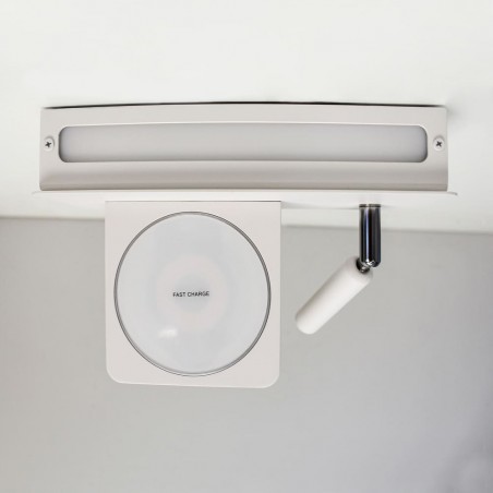 Aplique LED con cargador wireless Rob III (5+3W)