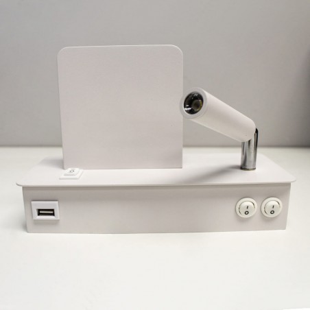 Aplique LED con cargador wireless Rob III (5+3W)