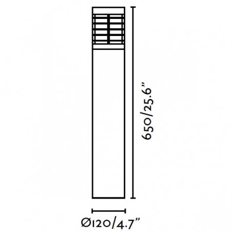 Baliza LED GIZA exterior (IP54)