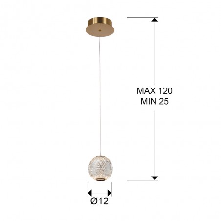 Lámpara de techo LED Austral (6W)