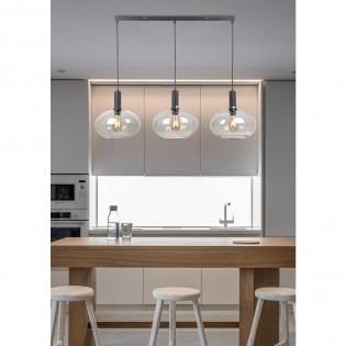 Regleta de techo Fraster (3 luces)