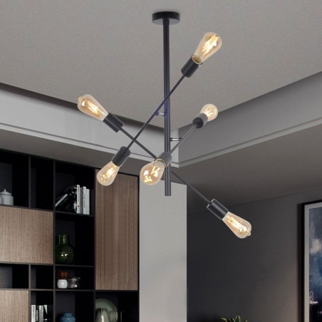 Lámpara de techo Derson (6 luces)