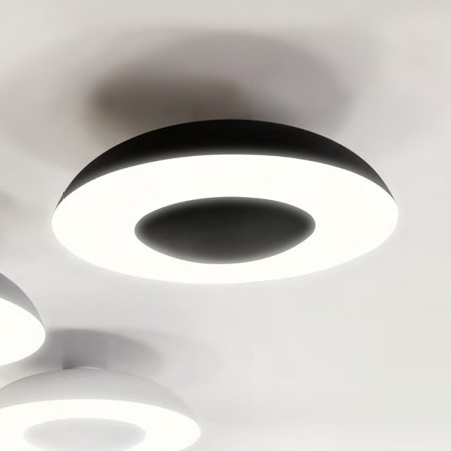 Plafón de techo LED Vontre Negro (36W)