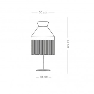 Lámpara de sobremesa Balat Blanco
