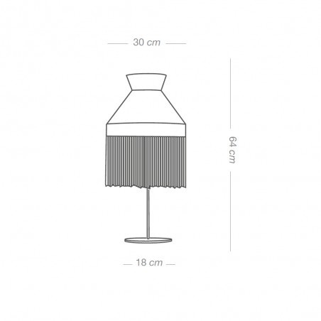 Lámpara de sobremesa Balat Blanco