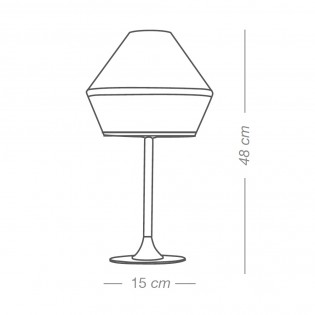Lámpara de mesa Uchiko Oro