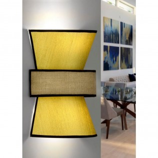 Aplique de pared Uchiko Oro