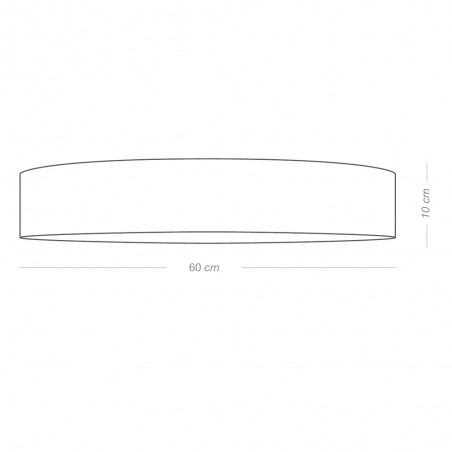Plafón de techo LED Fersa 60 Oro (36W)