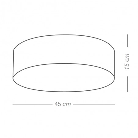 Plafón LED Tino Oro 45 Dimmable (24W)