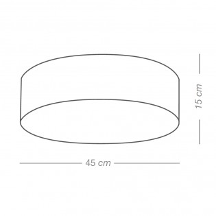 Plafón LED Tino 45 Blanco Dimmable (24W)