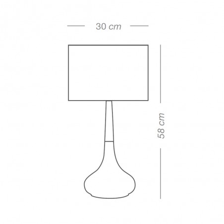 Lámpara de mesa Bertuli Oro