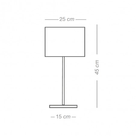 Lámpara de mesa Tamil Rojo