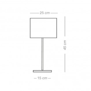 Lámpara de mesa Tamil Beige