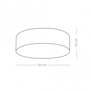 Plafón de techo Nadira 45 II