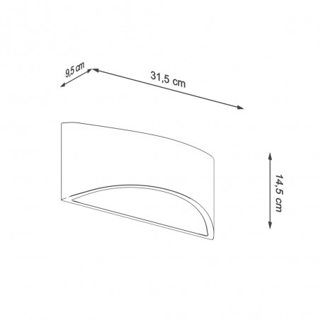 Aplique de pared Vixen II