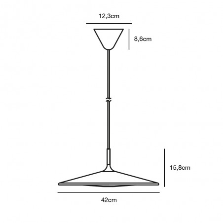 Lámpara de techo LED Balance (17,50W)