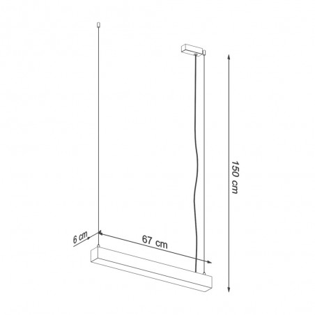 Lámpara de techo Led Pinne (17W)