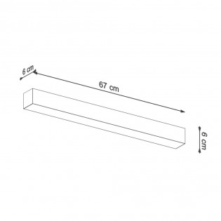 Plafón de techo Led Pinne (17W) II