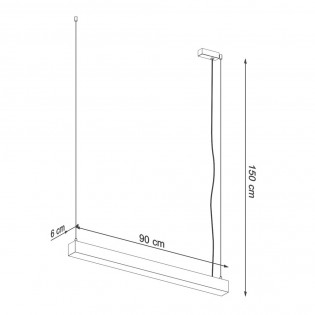 Lámpara de techo Led Pinne (25W) II