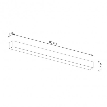 Plafón de techo Led Pinne (25W) II