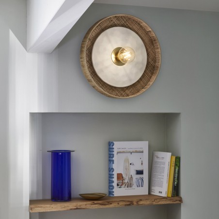 Aplique de pared Portinatx S Blanco