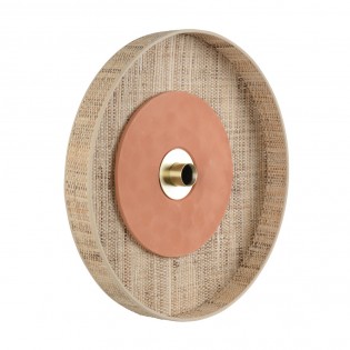 Aplique de pared Portinatx L Terracota