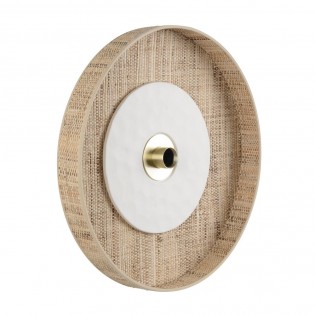 Aplique de pared Portinatx L Blanco