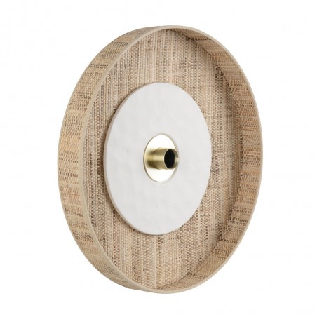 Aplique de pared Portinatx L Blanco