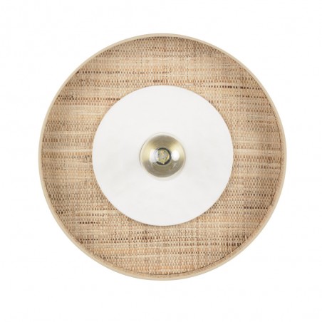 Aplique de pared Portinatx L Blanco